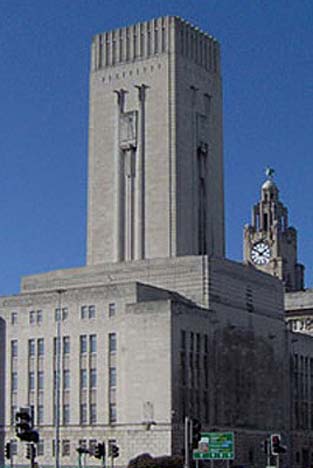 Mersey Tunnel ventilation building - Liverpool